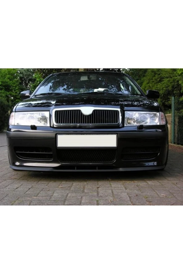 OTO H.İ.T.  SKODA OCTAVİA UYUMLU ÖN TAMPON EKİ CUPRA LİP MAT SİYAH BODY KİT ürün görseli