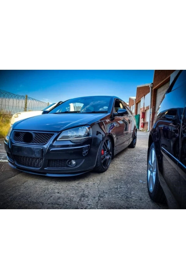 OTO H.İ.T.  VOLKSWAGEN POLO 04-09 UYUMLU ÖN TAMPON EKİ CUPRA LİP MAT SİYAH BODY KİT ürün görseli