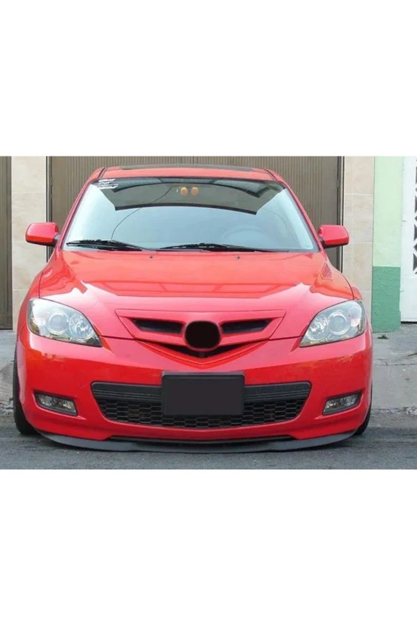 OTO H.İ.T.  MAZDA 3 04-09 UYUMLU ÖN TAMPON EKİ CUPRA LİP MAT SİYAH BODY KİT