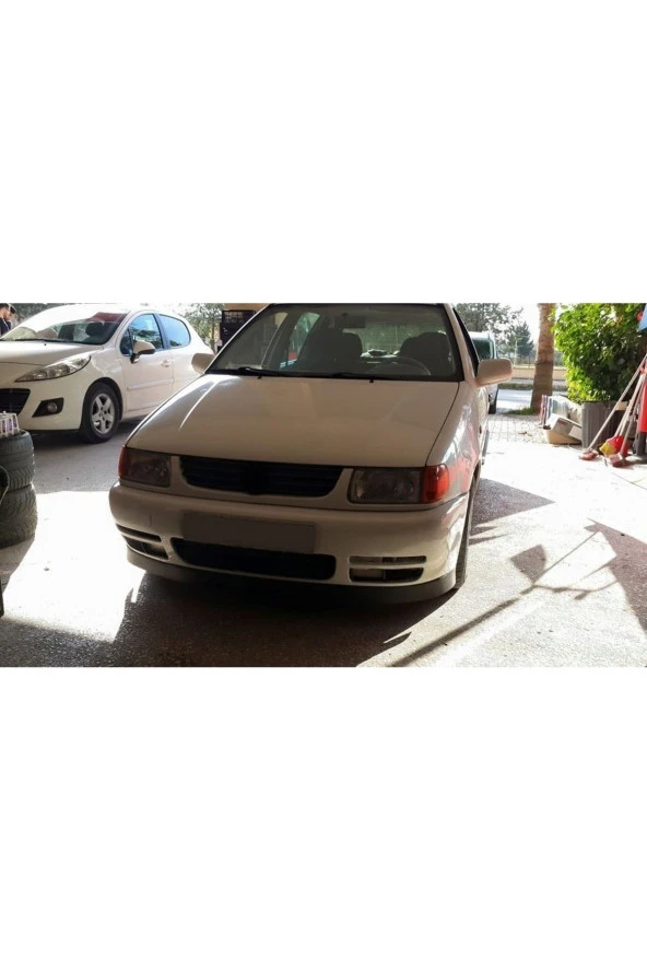OTO H.İ.T.  VOLKSWAGEN POLO MK2 UYUMLU BODY KİT ÖN TAMPON EKİ KIRILMAZ YUMUŞAK LİP MAT SİYAH