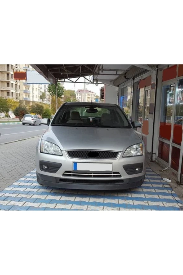 OTO H.İ.T.  FORD FOCUS 2 UYUMLU BODY KİT ÖN TAMPON EKİ KIRILMAZ YUMUŞAK LİP MAT SİYAH ürün görseli
