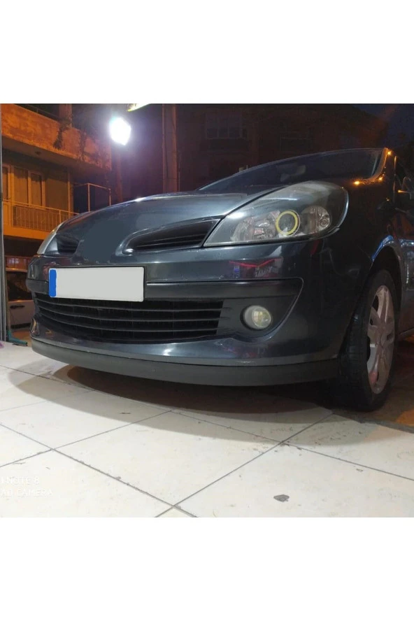 OTO H.İ.T.  RENAULT CLİO 3 UYUMLU BODY KİT ÖN TAMPON EKİ KIRILMAZ YUMUŞAK LİP MAT SİYAH ürün görseli