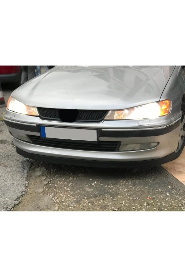 OTO H.İ.T.  PEUGEOT 406 UYUMLU BODY KİT ÖN TAMPON EKİ KIRILMAZ YUMUŞAK LİP MAT SİYAH ürün görseli