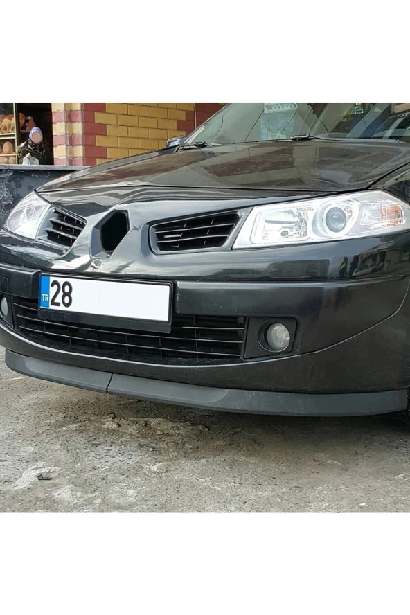 OTO H.İ.T.  Renault Megane 2 Uyumlu Astra H Lip Uyumlu 2 Parça Ön Tampon Eki 1. Sınıf