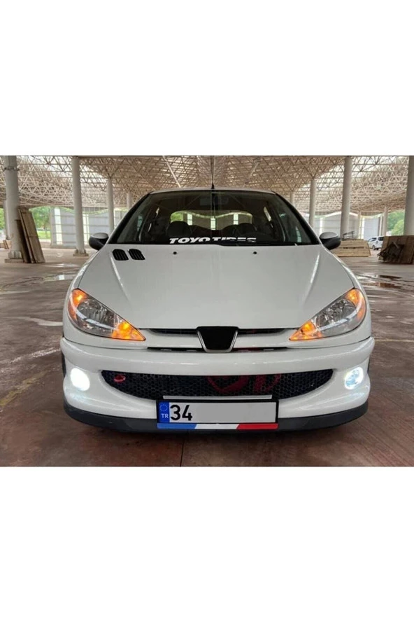 OTO H.İ.T.  Peugeot 206 Uyumlu Astra H Lip 2 Parça Ön Tampon Eki 1. Sınıf Kaliteli ürün görseli