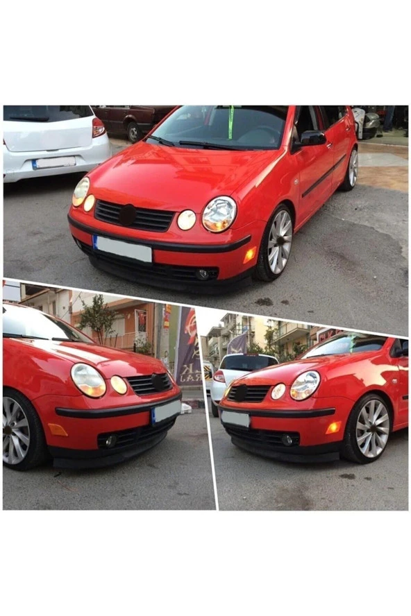 OTO H.İ.T.  Volkswagen Polo Kedi Göz Uyumlu Astra H Lip 2 Parça Ön Tampon Eki 1. Sınıf