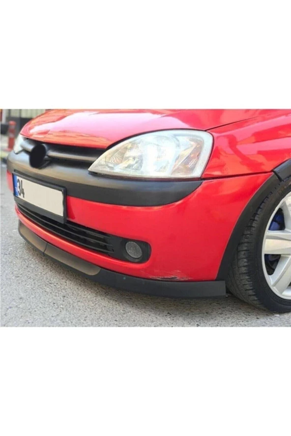 OTO H.İ.T.  Opel Corsa C Kasa Uyumlu Astra H Lip 2 Parça Ön Tampon Eki 1. Sınıf Kaliteli