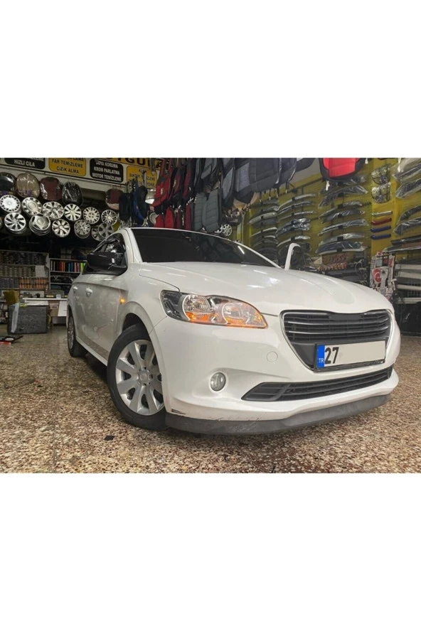 OTO H.İ.T.  Peugeot 301 Uyumlu Astra H Lip 2 Parça Ön Tampon Eki 1. Sınıf Kaliteli