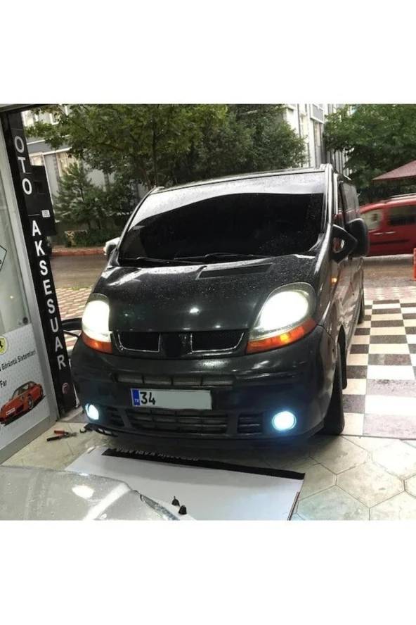 OTO H.İ.T.  Renault Trafic Uyumlu Laguna Lip 2 Parça Ön Tampon Eki 1. Sınıf Kaliteli Uyumlu