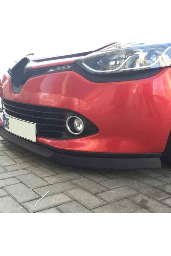 OTO H.İ.T.  Renault Clio 4 Uyumlu Astra H Lip 2 Parça Ön Tampon Eki 1. Sınıf Kaliteli
