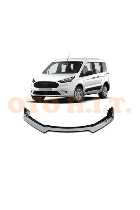 OTO H.İ.T.  Connect Yeni Kasa 2014 Ve Üzeri Uyumlu Esnek Ayarlanabilir 3 Parça Kanatlı Piano Black Ön Lip ürün görseli