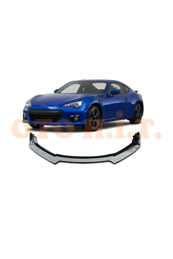 OTO H.İ.T.  Subaru Brz Uyumlu Esnek Ayarlanabilir 3 Parça Kanatlı Piano Black Ön Lip