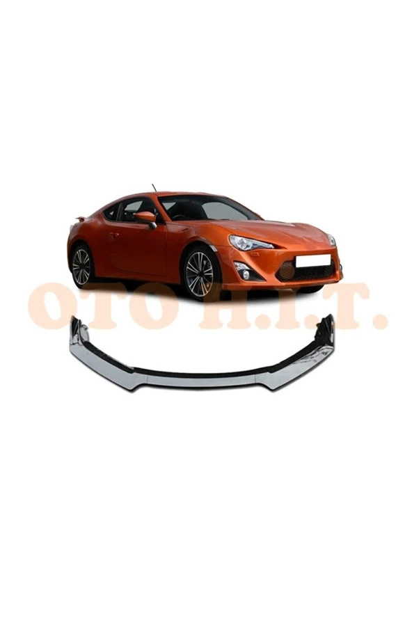 OTO H.İ.T.  Toyota Gt86 Uyumlu Esnek Ayarlanabilir 3 Parça Kanatlı Piano Black Ön Lip ürün görseli