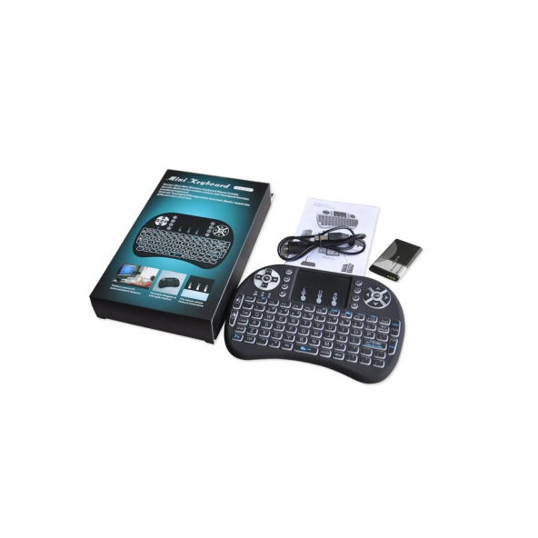 QASUL Uzaktan Kumanta Tv Plus Kablosuz Mini Klavye Android Tv Pc Laptop Için Akıllı Klavye Mouse Cihazı - 5