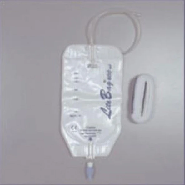 ADRİA DRENAJ TORBASI 600ML KEMERLİ NEFROSTOMİ TORBASI T-VALVE - 2
