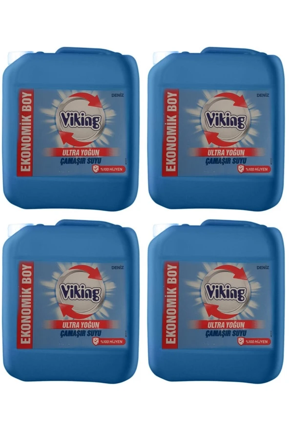 Viking Yoğun Kıvamlı Çamaşır Şuyu Deniz 3,5 Litre 4 Adet