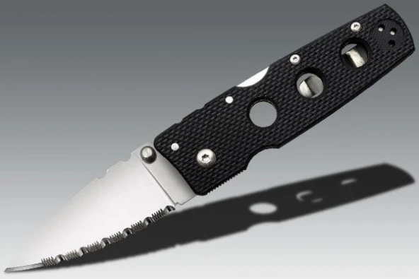 COLD STEEL HOLD OUTIII SERRATED CAKI(MEDIUM) - 6