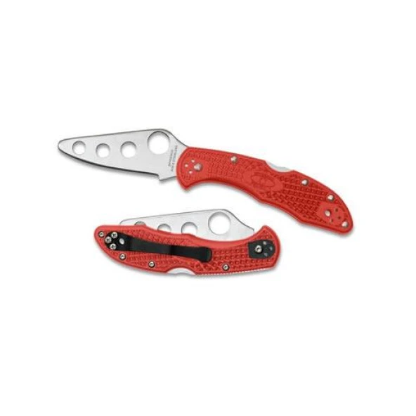 SPYDERCO C11TR DELICA TRAINER KIRMIZI CAKI