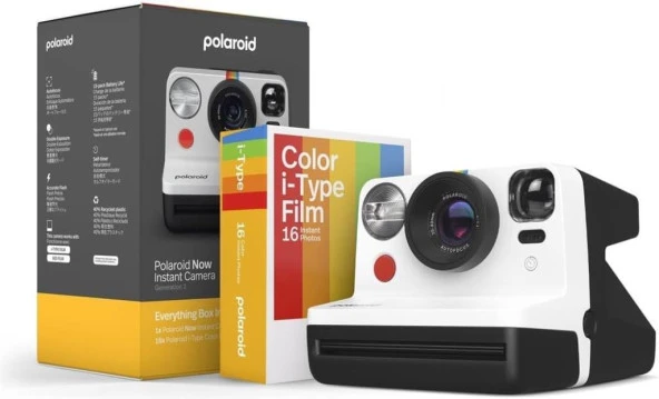 Polaroid Now Gen 2 Instant Siyah-Beyaz Fotoğraf Makinesi Outlet