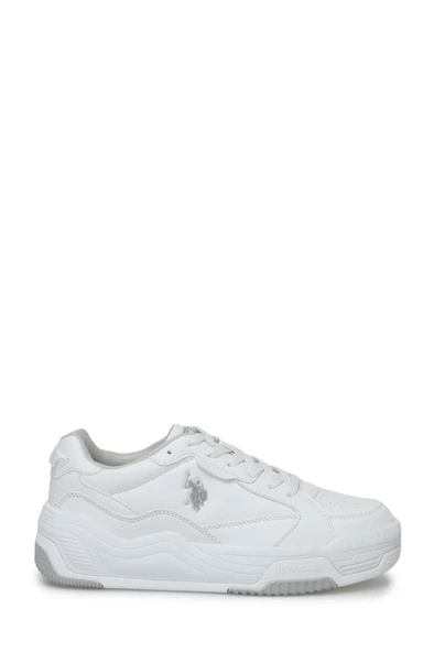 U.S Polo Assn. JUDY WMN 4FX 101501883 Kadın Sneaker Ayakkabı Beyaz Gri 36-40