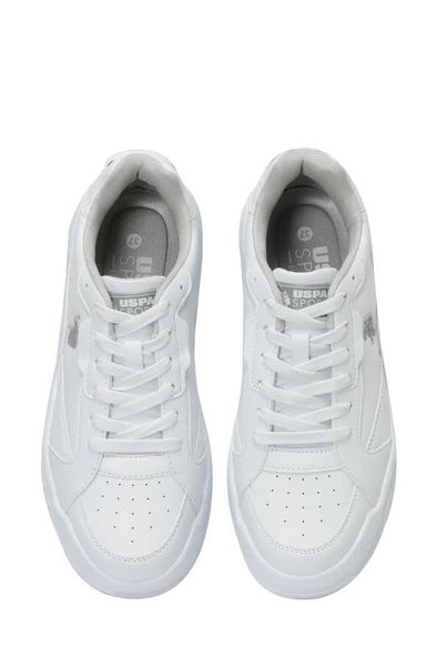 U.S Polo Assn. JUDY WMN 4FX 101501883 Kadın Sneaker Ayakkabı Beyaz Gri 36-40 - 4