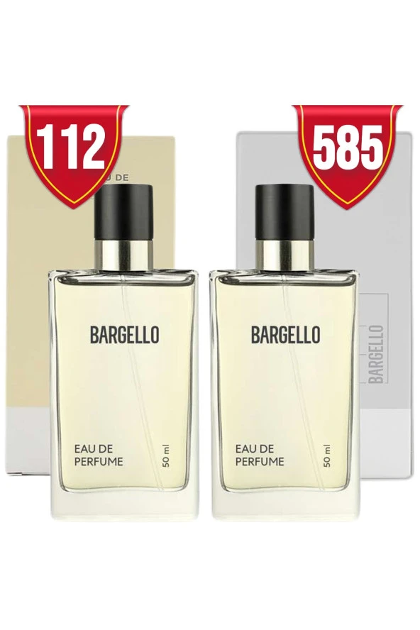 BARGELLO 112 Kadın Parfüm Floral + 585 Erkek Parfüm Floral 50 Ml Edp