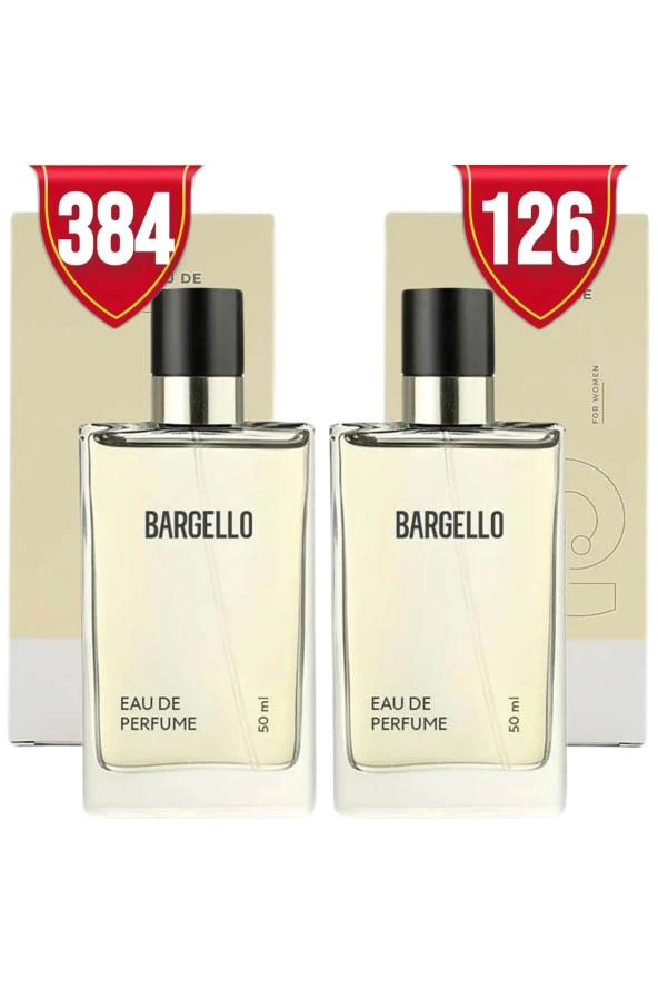 BARGELLO 384 Kadın Parfüm Floral + 126 Kadın Parfüm Oriental 50 Ml Edp