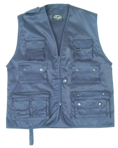 STURM ÇOK CEPLİ YELEK LACİVERT - 5