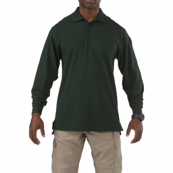 5.11 PROFESSIONAL POLO UZUN KOLLU YESIL - 9