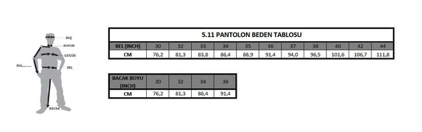 5.11 STRIKE W-FLEX-TAC PANTOLON YESIL - 11