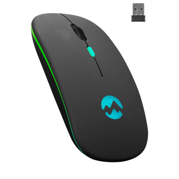 Everest Smw-710 Usb 2.4ghz Siyah Ledli 800/1200/1600dpi Şarjlı Kablosuz Mouse