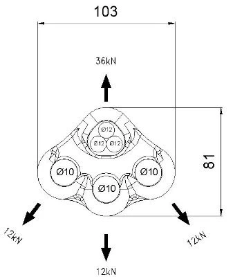 CT L637 3 DELIKLI MAVI ALUM. DAGITIM PLAKASI 36KN - 6