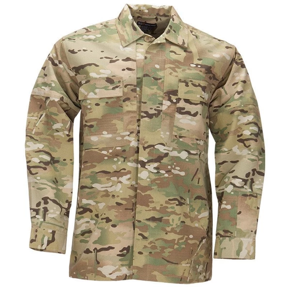 5.11 RIPSTOP TDU L/S SHIRT MULTICAM - 8