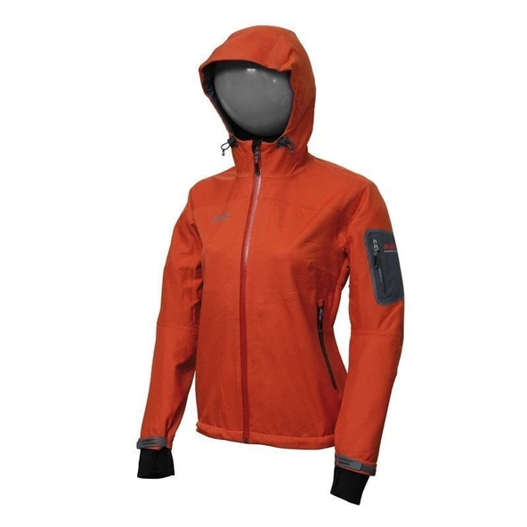 PINGUIN HOODY TURUNCU SOFTSHELL BAYAN MONT - 3