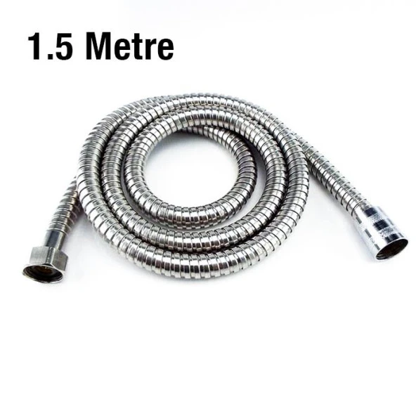 Coofbe 1.5Mt Sprial Hortum 4 Parça Paslanmaz Çelik Taharet Musluk Seti Tuvalet Musluk El Duş Tabancası - 3