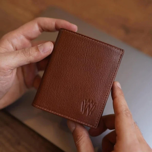 Hakiki Deri Dik Model Taba Erkek Cüzdan - Resim 2
