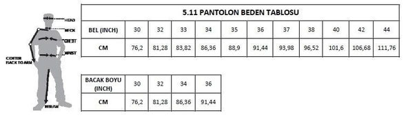 5.11 STRIKE W-FLEX-TAC PANTOLON KOYU KAHVE - 8