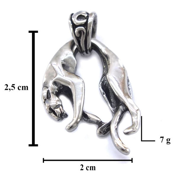 FerizZ 316L Çelik Jaguar Kolye Ucu TGR-563 - Resim 5