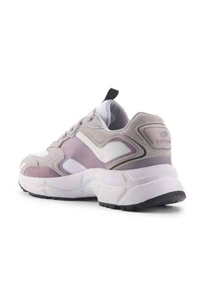 Lotto CAMDEN WMN 4FX 101502728 Kadın Yürüyüş ve Koşu Ayakkabısı Beyaz Lila 36-40 - Resim 3