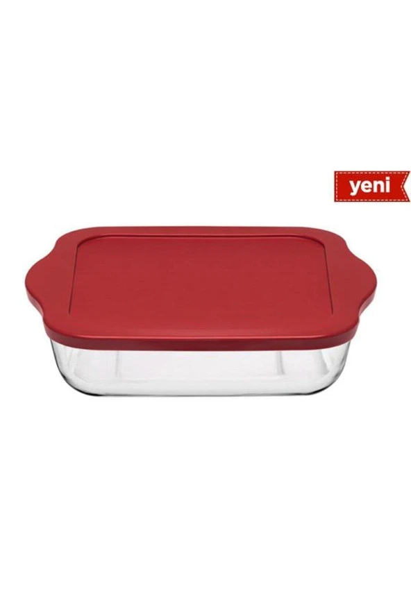 Paşabahçe Plastik Kapaklı Kare Borcam