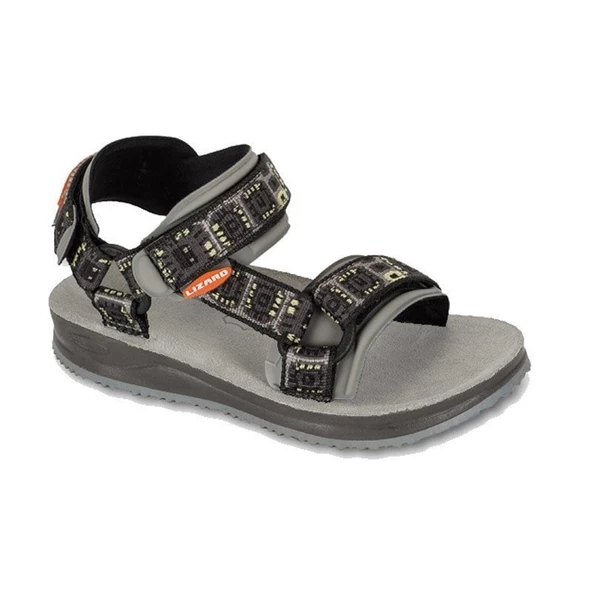LIZARD SH JUNIOR SPONGE GRI COCUK SANDALET - 8