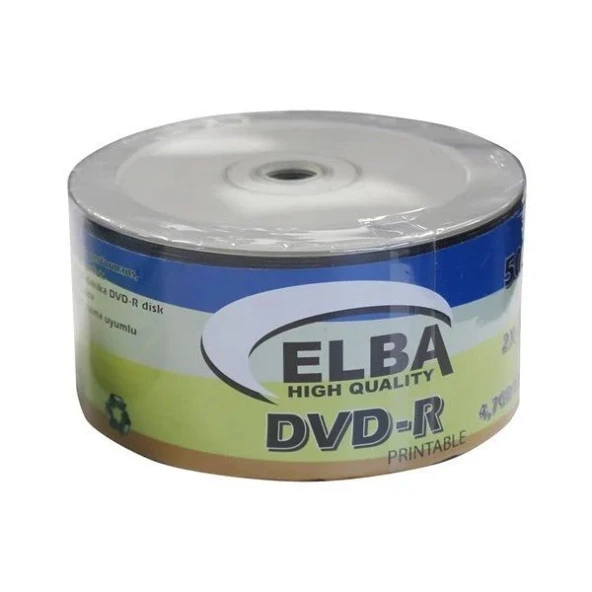 ELBA DVD-R 50Lİ 4,7GB/120MIN 16X SHRINK