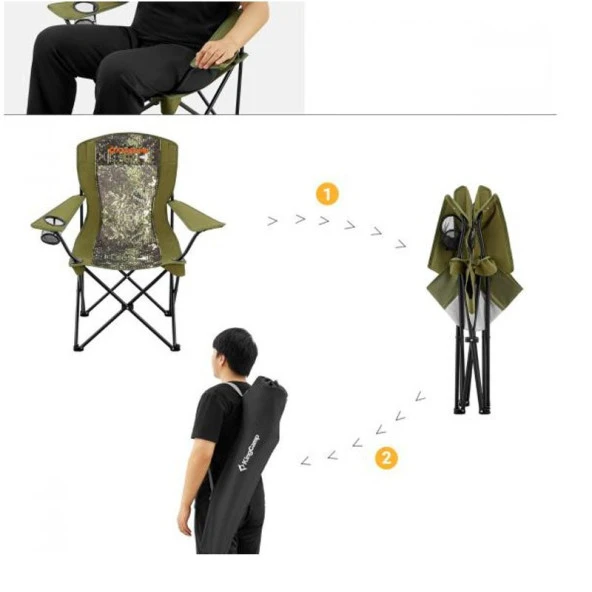 KINGCAMP ARM QUAD SANDALYE (YESIL) - 5