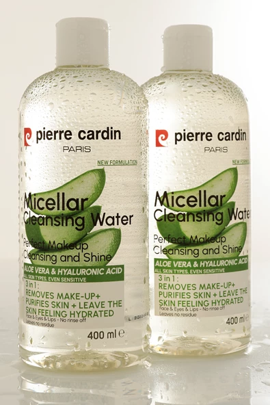 Pierre Cardin Gently Cleansing Micellar Water with Aloe Vera & Hyaluronic Acid-Makyaj Temizleme Suyu 400 ml - 6