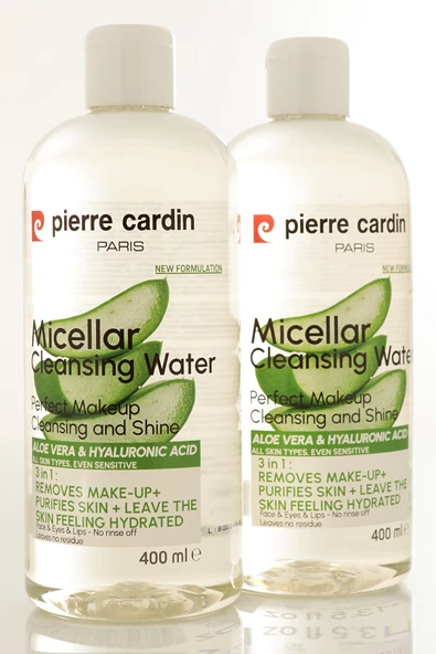 Pierre Cardin Gently Cleansing Micellar Water with Aloe Vera & Hyaluronic Acid-Makyaj Temizleme Suyu 400 ml - 5