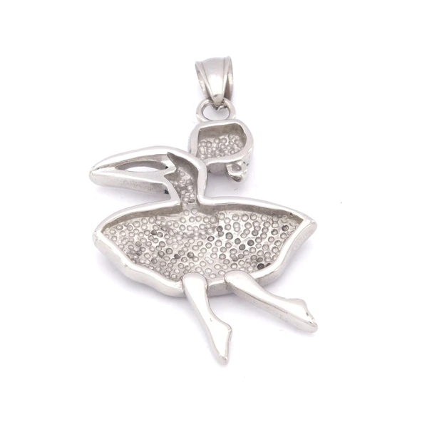 FerizZ 316L Çelik Balerin Kolye Ucu TGR-503 - Resim 4