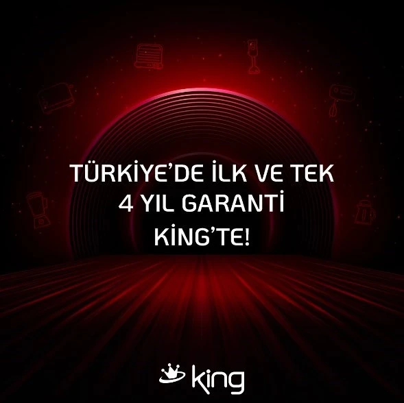 King KCM331 Tea Pro Çay Makinesi Kırmızı - 5
