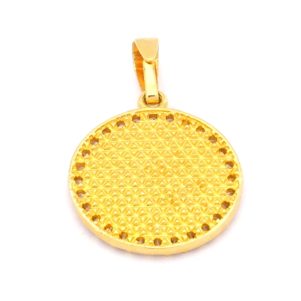 FerizZ Altın Kaplama Zirkon Taşlı V Harfli Kolye Ucu TGR-533 - Resim 5