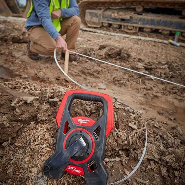 Milwaukee Ağır Hizmet Tipi Arazi Metre Açık Kasa Fiberglass 30 Mt 48225203 - 2