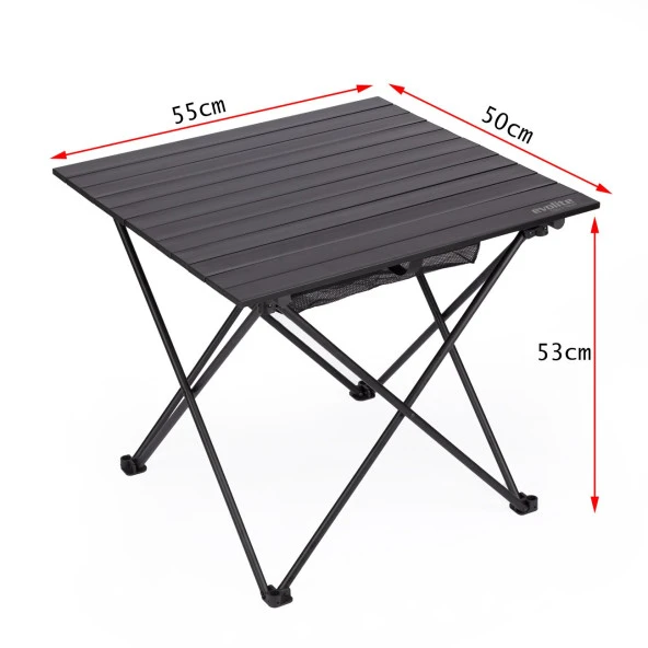 Evolite Nature Katlanabilir Kamp Masası Orta (50 x 55 x 53cm) - 7